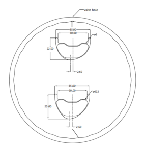 X935XC rim crosssection profile